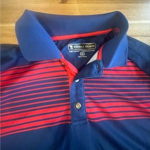 Pebble Beach performance golf shirt, medium